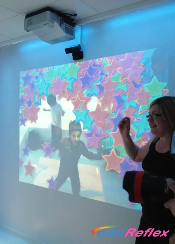 omiReflex Install · Immersive interactive projection system