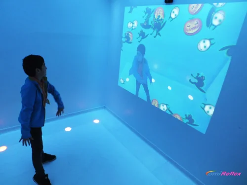 omiReflex+ Mobile · Editable mobile immersive interactive projection system