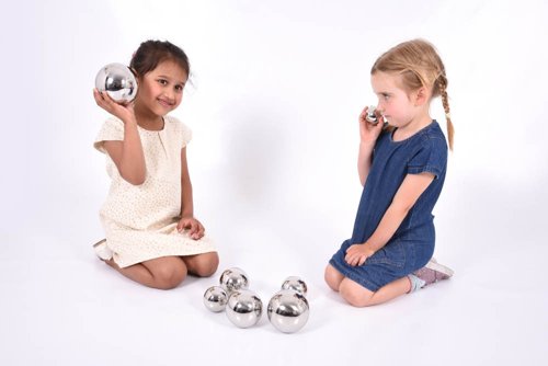 Conjunto 7 bolas sensoriales reflectivas con sonido
