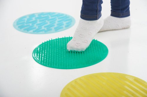 Juego de discos táctiles
