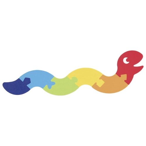 Serpiente puzzle para el suelo
