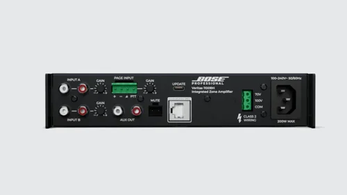 Amplificador integrado BOSE® Veritas 1100BH, 1x100 W, 70/100 V