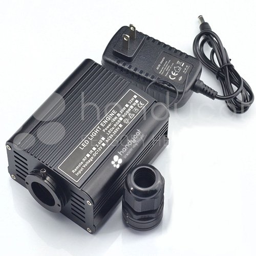 Fuente LED RGBW SENTS para fibra óptica · 16 W · Ø25 mm