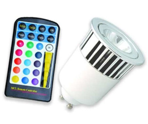 Conjunto lámpara LED multicolor + mando