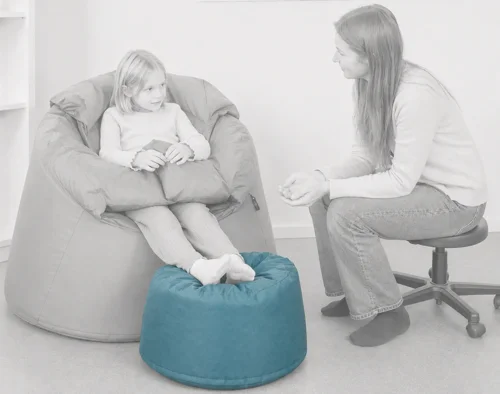 Reposapeus sensorial SenSit® Junior Puff
