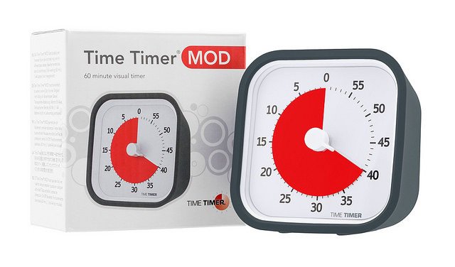 Time Timer Original 12 - Temporizador Visual para una Gestión Eficiente  del Tiempo – Senso-Care