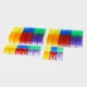 Piezas de construcción de colores transparentes